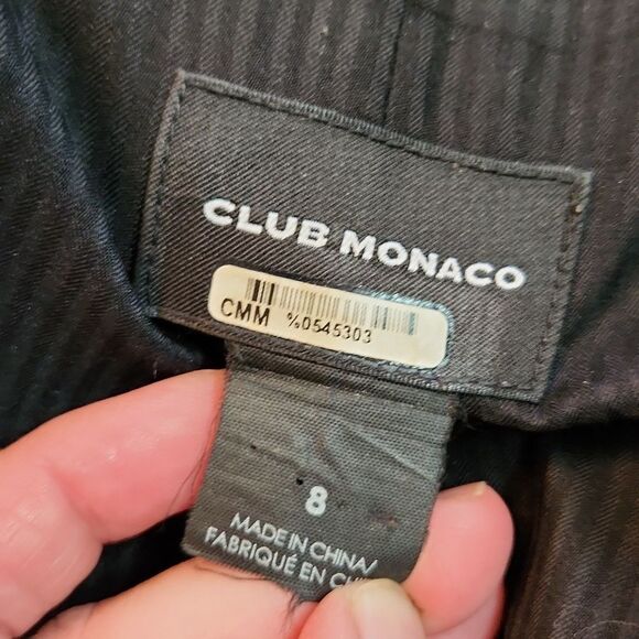 Club Monaco Size 8 Women's Gray Blazer - Picture 7 of 8